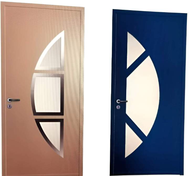 Portes d’entrée en PVC colorées à Bédarieux
